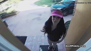 desperate teen delivers pizza blowjob trades sex for quick cash