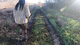 risky outdoor housewife milf deepthroats huge cocks gets cum facials swallows in lingerie compilation