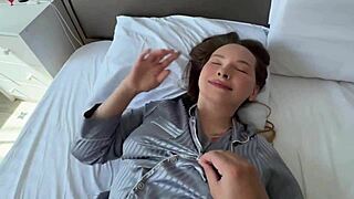 real amateur couple bangs rough homemade tits bouncing orgasm