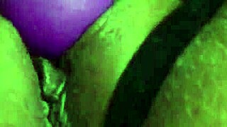 Milf dildo play in steamy shower