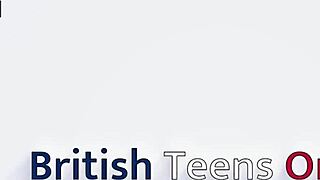 Gorgeous British Blonde's Fake Tits Heave in Lingerie Masturbation Tease