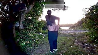 summer beach anal creampie with slutty assfucking and cum inside