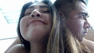 i sneaked up on stepsis-in-law groped her tits and blasted cum all over her pretty face