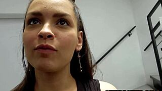 My tiny latina teen's sloppy head on this monster cock is unreal