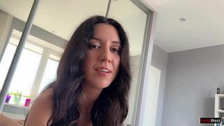 i wanna help ya cum this mornin... made him explode hard by handjob moanin with katty west close up pov