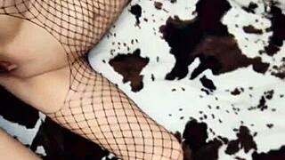 slender milf whore spreads stockings for husband's friend pov pounding