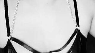 pamela the latina amateur stuffs dildo deep in her wet hole