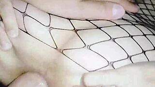 wife enjoys homemade anal doggystyle bent over in stockings pov