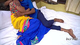 The Real Hot Indian Bhabhi's Forbidden Rendezvous with Young 18+ Lover