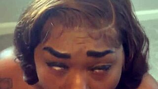 damn this ebony stripper gets called over strips teases then rides bbc deepthroat cum in mouth pov 😈🍆💦