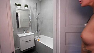 Skinny Brunette Babe Takes Rough Anal Doggystyle And Golden Shower Gaping Cum