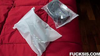 wanna see my stepsis aria banks the brunette teen freak riding cowgirl doggystyle cumshot shaved pussy?