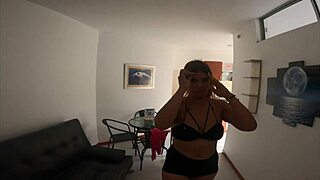 waking up stepdaddy so horny i suck his monster cock submissive latina whore deepthroat cum in mouth swallow sloppy