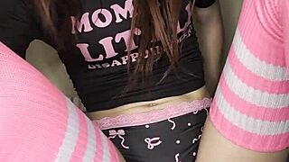 skinny teen next door teases wet pussy backstage missing your touch