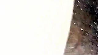 Friend's Curvy Brunette Wife Spreads Wet Pussy on Bed for Creampie