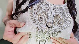 Muslim husband bareback anal fucks big ass wife on chair hindi