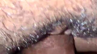 Dripping Wet Pussy Takes Monster Black Cock Pov Close Up!