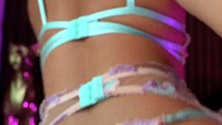 Submissive latina twerks big ass in interracial porn debut closeup