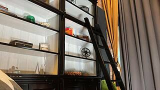 Horny Housewife Teases Plumber! Makes Him Naked for Ignored Blowjob Handjob Combo