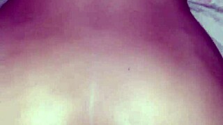 ebony mommy milf joins 3some big ass tits creampie on white girl