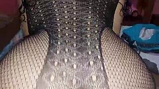 neighbor's husband seduced by my lingerie begs to creampie my wet pussy