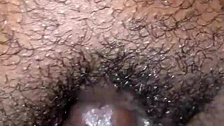 Dripping Wet Pussy Takes Monster Black Cock Pov Close Up!