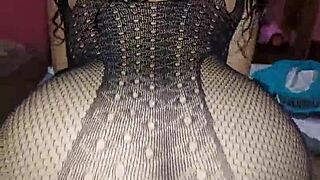 neighbor's husband seduced by my lingerie begs to creampie my wet pussy