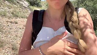 Cute Jungle Girl Strips to Show Natural Curves