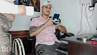 mi secretaria curvy latina deepthroats my cock for wet pussy raise deal