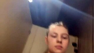 i'm shaking from cumming hard fingering my fat teen ass and big natural tits in public gym