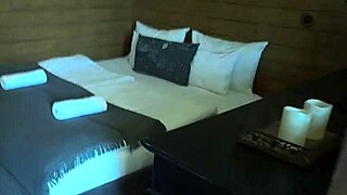 Horny Housewife Teases Plumber! Makes Him Naked for Ignored Blowjob Handjob Combo