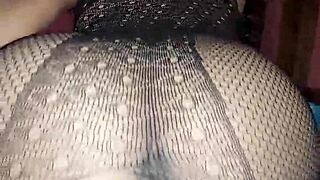 neighbor's husband seduced by my lingerie begs to creampie my wet pussy