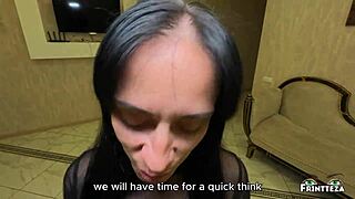 stepdaughter pussy drips wet for stepdad fat cock halloween suck fuck