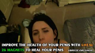 Submissive Teen Worships Mans Cock with Deep Gagging