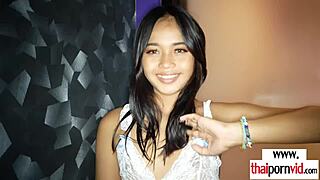 Amateur Thai Teen Miw's Tiny Tits Bounce During Hard Fuck