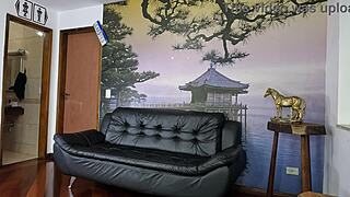 another pregnant babe michelly beatriz poses juicy backstage