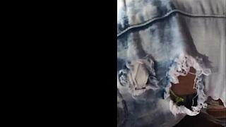 blonde juicy ass caught candid voyeur style... damn!