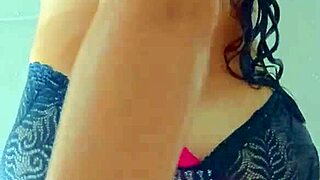 gorgeous tanned latinas shower off after pool getting wet and horny