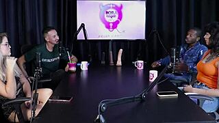 what a wild swingers tale! brazilian couple meets glamour pair in sheer lingerie hell