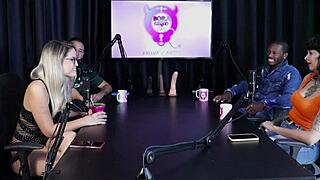 what a wild swingers tale! brazilian couple meets glamour pair in sheer lingerie hell