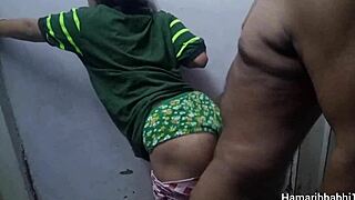 desi bhabhi sneaks quick fuck with husband's friend while he's away at work