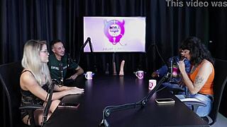 what a wild swingers tale! brazilian couple meets glamour pair in sheer lingerie hell