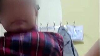 Filipina Roommate's Big Pussy Dripping in Dorm Video Call Fuck for Crypto Cumshot