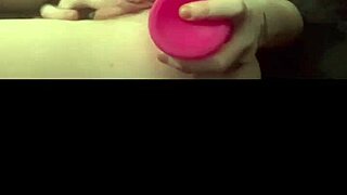 horny british coed teen squirts hard in solo toy masturbation webcam