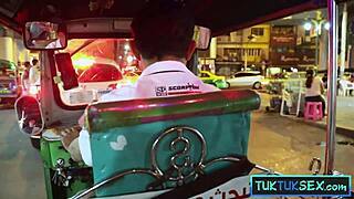 Tiny Filipina Blonde Milf Bent Over for Pickup Doggystyle Pound