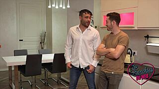 Martina coquine brunette double penetrated lingerie mmf anal slut gangbang