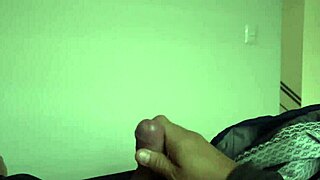 damn this hot mexican latina jerks moaning to huge cum