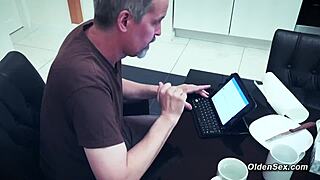 petite teen seduces stepdad kitchen fingering blowjob fucks shaved pussy taboo roleplay