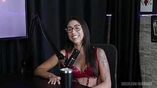 Luciana Picchi Bruna Carlos Matheus Caetano Bora Cast Compilation Sheer Red Lingerie