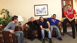 sunny jay takes intense gangbang pounding